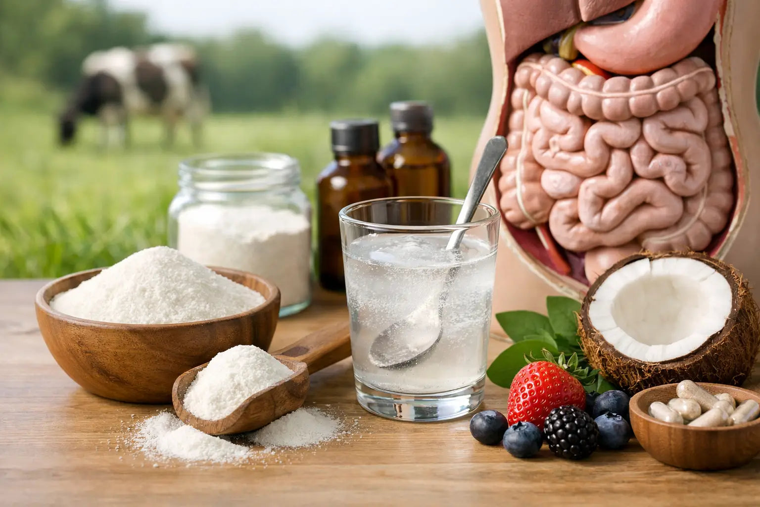 Grass Fed Collagen Peptides for Gut and Hormones