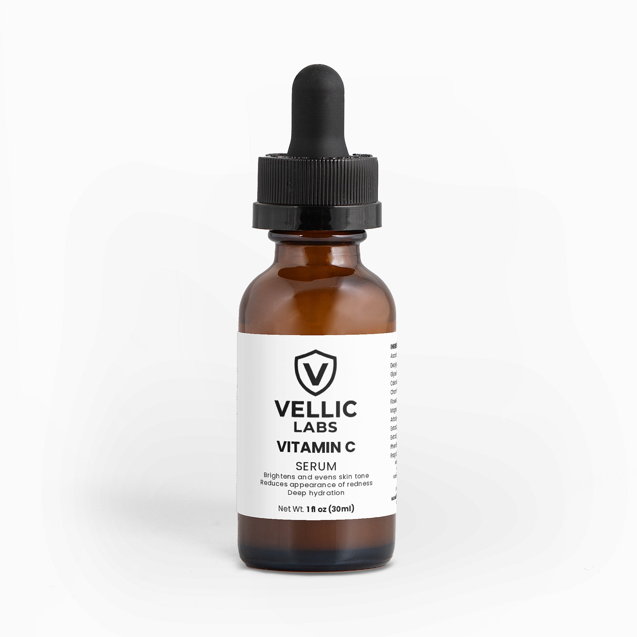 Vellic Labs Vitamin C Serum with L-Ascorbic Acid and Ferulic Acid – 30ml bottle